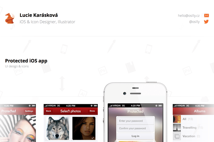 Lucie Karaskova website preview